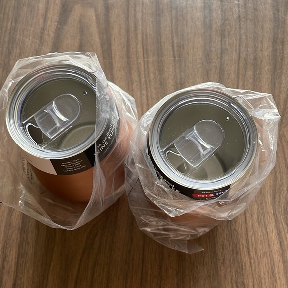 Insulated Wine Tumblers with Lids, 14 oz each, set of 2 - Picture 3 of 7